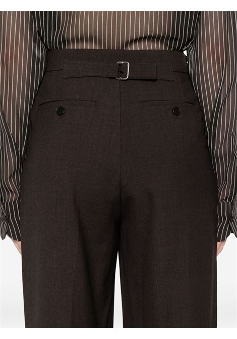 pantaloni belted pointed trousers donna marroni LOW CLASSIC | LW253PT01W21751